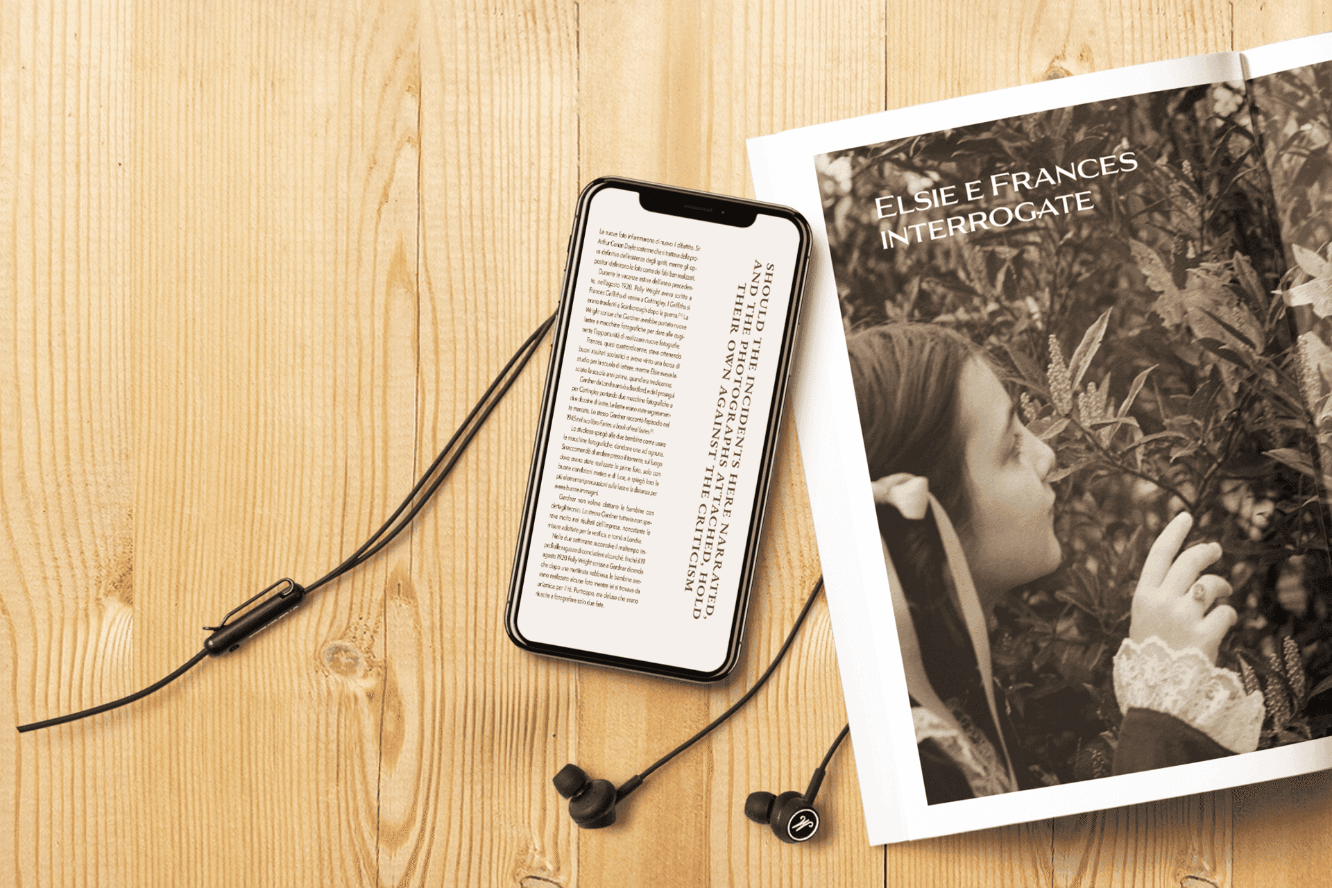 Visualizzazione combinata della versione cartacea e digitale di Almanak